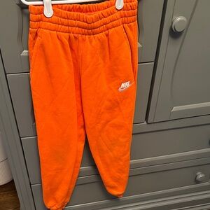 Nike Kids Orange Joggers
